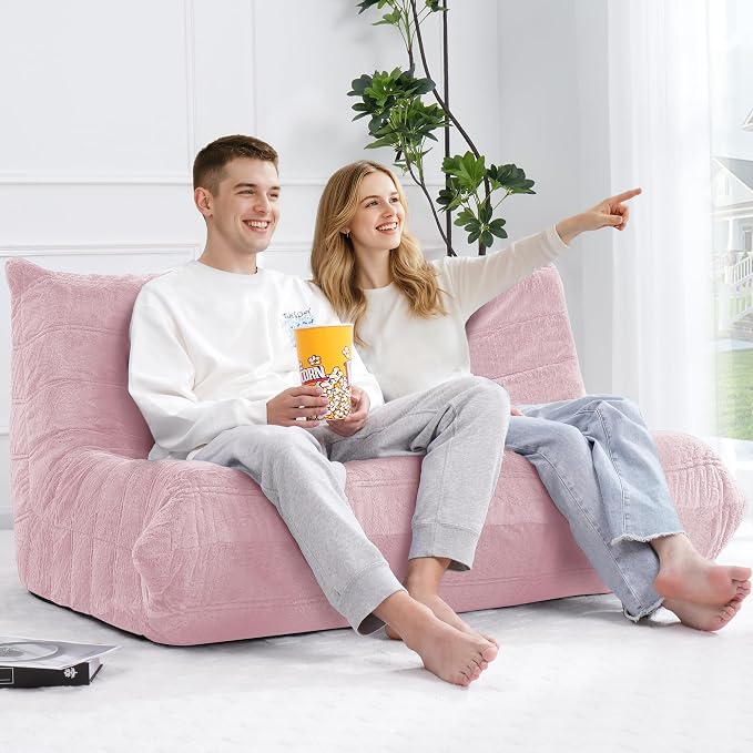 Bean Bag Loveseat Chair Big Sofa Beanbag Chair - Image 7