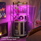 Aheaplus Corner Bar Cabinet - Image 6
