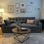 Homkdom 3 Seater Boneless Couch - Image 6