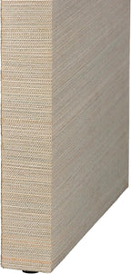 bali & pari Cielo Bohemian Woven Natural Grasscloth 3-Drawer Console Table - Image 9