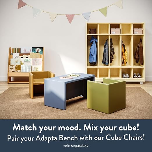 Children's Factory Adapta-Bench, CF910-029 Blue, Kids Flexible Seating - Image 6