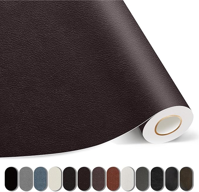 Kangshoon Leather Repair Patches, 17X79 Inch Self-Adhesive Leather Repair Tape by GiveYourFurnitureaNewLife