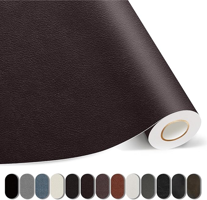 Kangshoon Leather Repair Patches, 35X158 Inch Self-Adhesive Leather Repair Tape by GiveYourFurnitureaNewLife