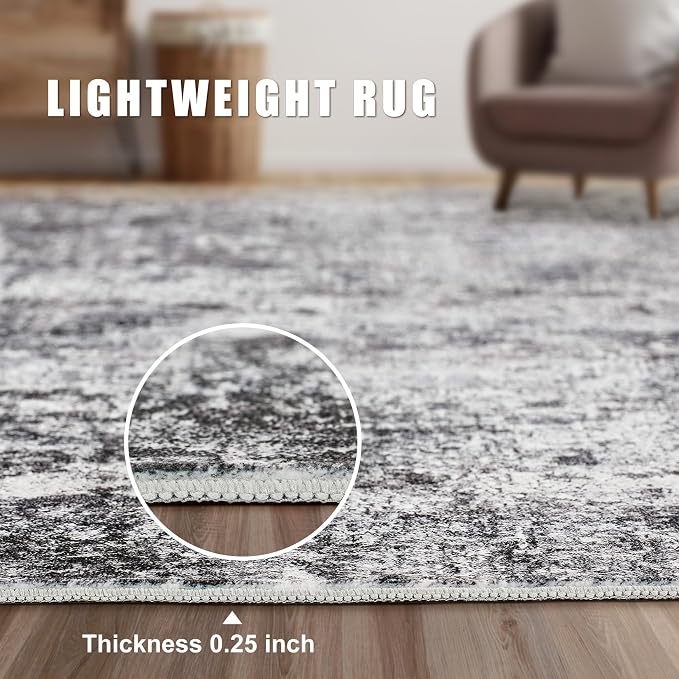 DMOYEST Square Area Rug Living Room Rugs - Image 8