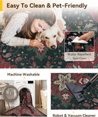 RELEANY Washable Area Rug, Small 2'6"x4', Water Repellent, Pet Friendly - Image 4