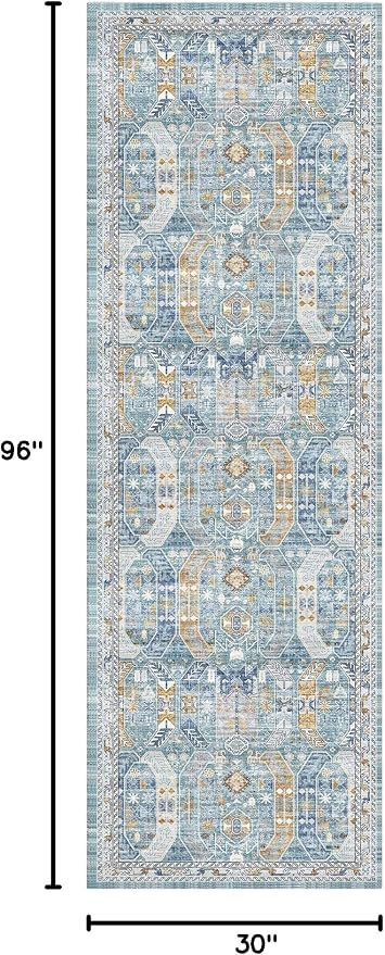 Madane Kitchen Runner 2'6''x8' Soft Rug Runners - Image 2
