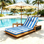 Chaise Lounge Cushion for Outdoor Furniture, Waterproof, Fade-Resistant and - Image 8