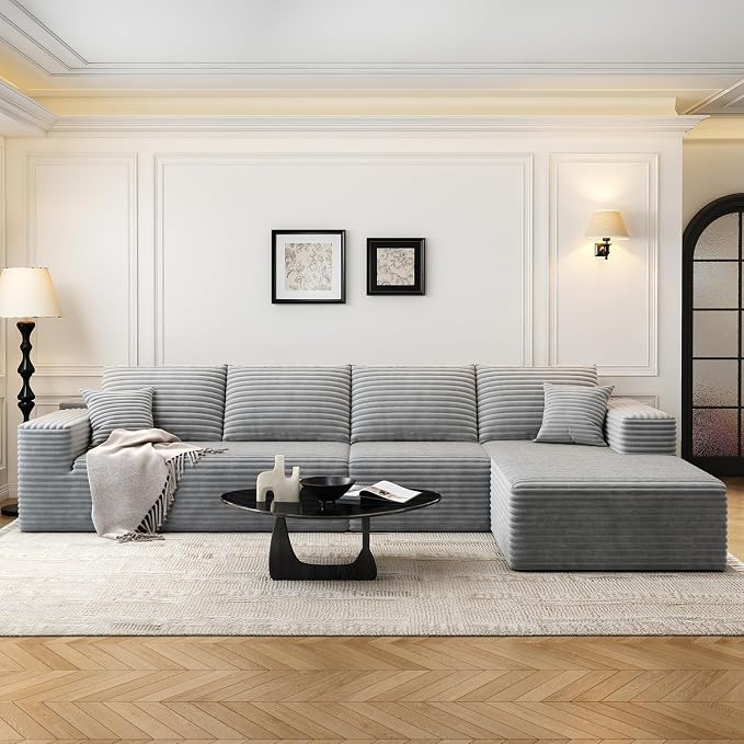 135.4" Cloud Modular Sectional Sofa Couch - Image 5
