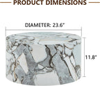 23.6'' Modern Round Coffee Table - Image 2