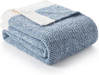 Snuggle Sac Heather Blue Throw Blanket by SnuggleSac