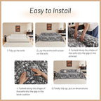 MYSKY HOME Couch Covers for 3 Cushion Couch Sofa, Chenille L Shape Sectional - Image 5