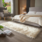 AMTOVO Faux Fur Rug, 2 x 6 ft Runner Area Rugs - Image 4