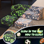 Cvortll Modular Kids Play Couch, Glow in Dark Kids Sofa, Child Sectional Sofa - Image 5