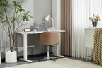 VINGLI Cute Small Swivel Desk Chair Comfy no Wheels, Ergonomic Low-Back Lumbar - Image 9
