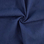59 Inch Navy Blue Linen Cotton Quilting Fabric by The Yard Canvas Embroidery by CABODYALS
