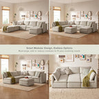 mopio Oversized Modular Sectional Sofa - Image 4