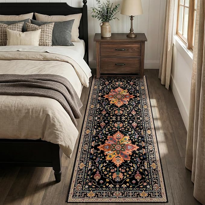 RELEANY Washable Area Rug, Runner 2'x6', Water Repellent, Pet Friendly - Image 3