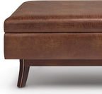 SIMPLIHOME Owen Rectangular Storage Ottoman - Image 8