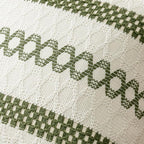 MIULEE Set of 2 Moss Green Boho Decorative Pillow Covers 18x18 Inch | Farmhouse - Image 4