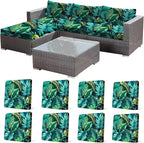 CALBODE Stretch Outdoor Seat Cushion Covers, Washable Reusable, Indoor/Outdoor by CALBODE