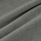 MIULEE 100% Blackout Linen Curtains 42 x 63 Inch Dark Grey 2 Panels | Thermal - Image 9