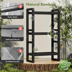 AmazerBath Bamboo Over The Toilet Storage Shelf - Image 3