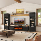80" TV Stand for Living Room, Large Entertainment Center & Media Console - Image 2