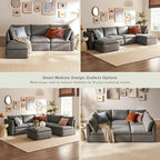 mopio Oversized Modular Sectional Sofa - Image 3