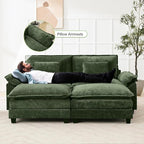 Oprisen 86" Modular Sectional Sofa, Comfy Cloud Couch Sectional Sofa - Image 5