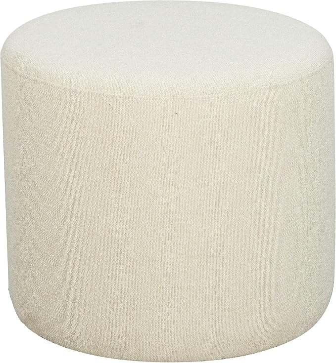 Studio Living Wentworth 19" Round Ottoman, Urban Transitional, Fully Assembled by StudioLiving