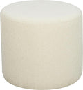Studio Living Wentworth 19" Round Ottoman, Urban Transitional, Fully Assembled by StudioLiving