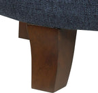 HomePop by Kinfine Fabric Upholstered Round Storage Ottoman - Image 8