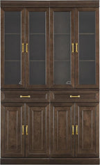 Crosley Furniture Stanton 2-Piece Glass Door Kitchen Storage Pantry Cabinet - Image 4