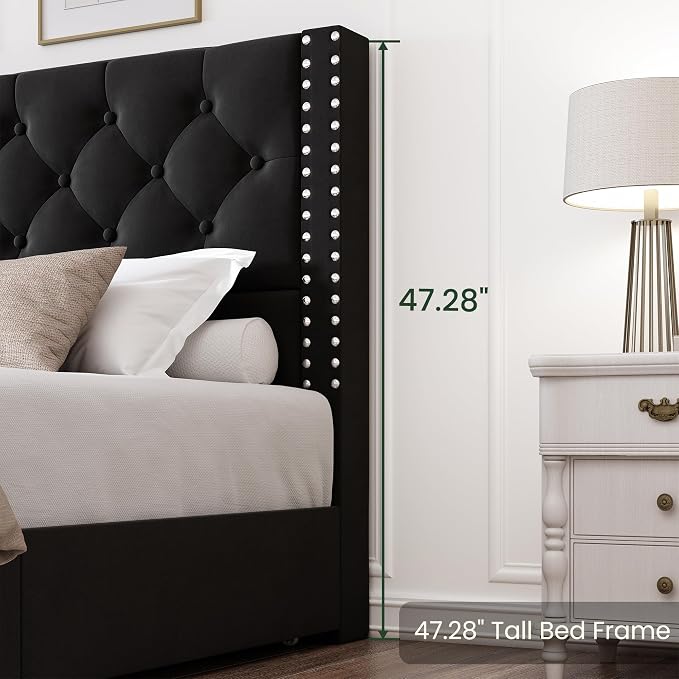 LARMACE Full Size Bed Frame - Image 8