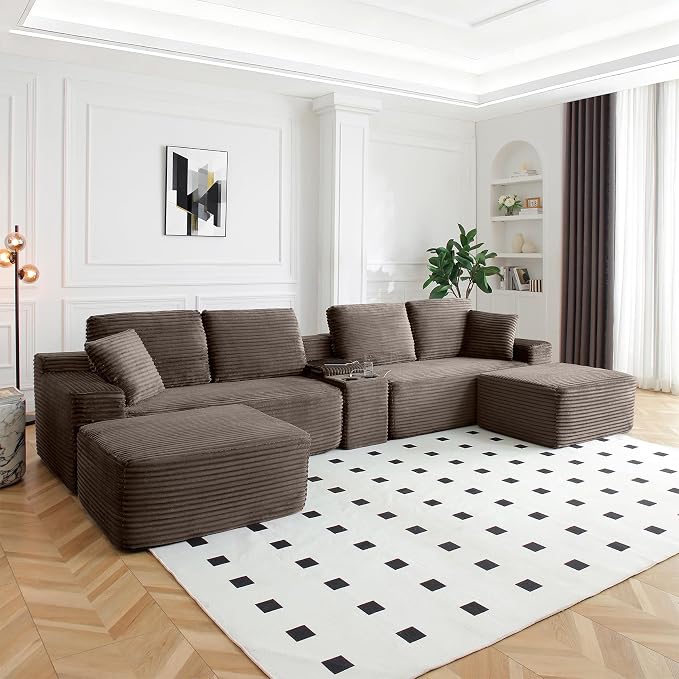 125" Oversized Sectional Couches - Image 6