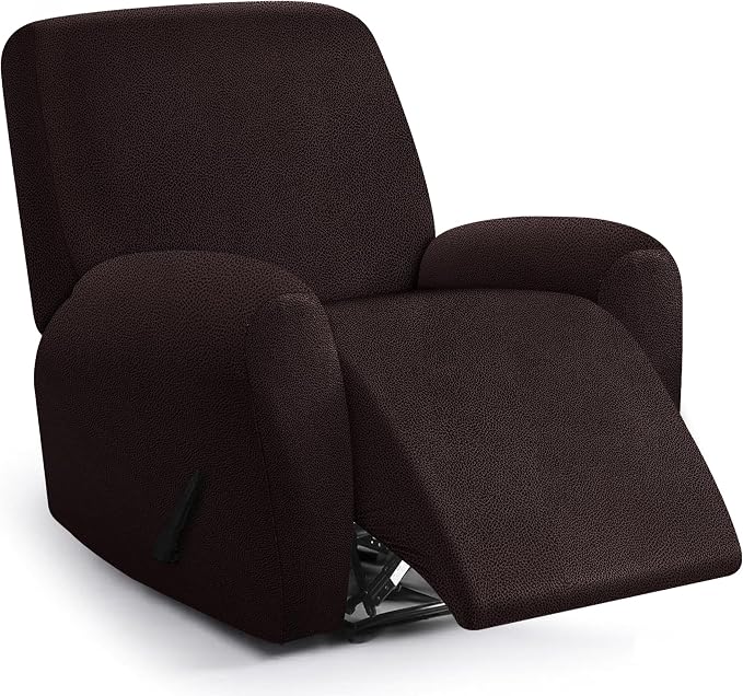 ANARACHON Leather Look Recliner Chair Covers, 4-Pieces Stretch Recliner Cover by ANARACHON