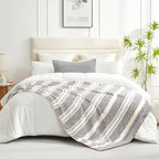 Snuggle Sac Twin Size Bedding Blankets Luxurious Microfiber, Reversible Super - Image 4