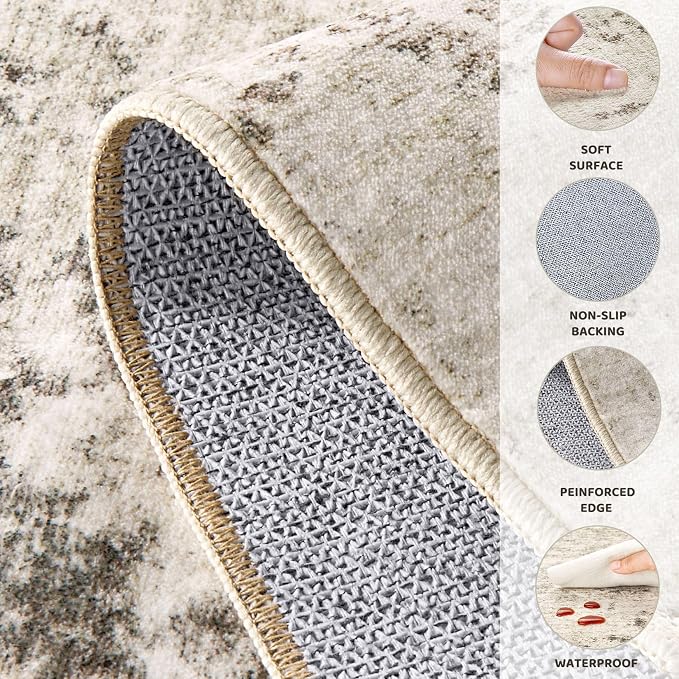 UERMEI 10x12 Washable Area Rug - Image 10
