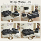 Vamcheer U Shaped Cloud Couch - Image 4