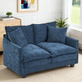 Loveseat Sofa Cloud Sofa Couch 50'', Modern Loveseats 2 Seat Couch 27" Deep Seat by MUDANT