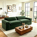 Vesgantti 118" Modular Sectional Couch, Comfy Corduroy Upholstered Cloud Couches by Vesgantti