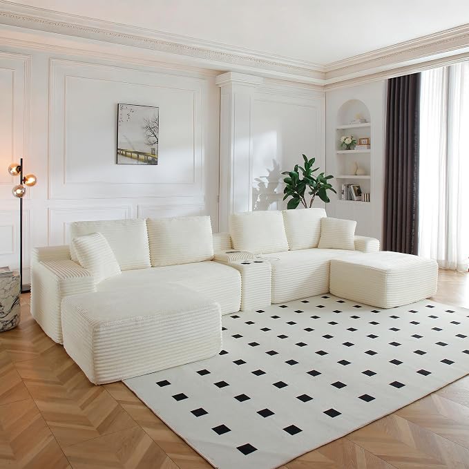 125" Oversized Sectional Couches - Image 6