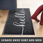 CozyBounty Door Mat Hello Mats Outdoor Indoor Non-Slip Doormat - Image 6