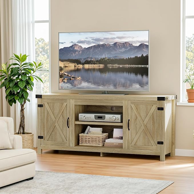 YESHOMY Modern Farmhouse TV Stand by SearchallYESHOMY