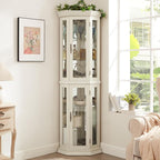 Glass Corner Display Cabinet - Image 9