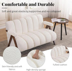 Mid Century Modern Accent Chair Loveseat Sofa - Image 4