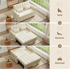 Nebuaegis Sleeper Sofa Bed, 3-in-1 Convertible Pull Out Couch - Image 4