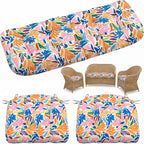 1 MIDDLE ONE Wicker Chair Cushions 3 Pieces Set by 1MIDDLEONE