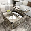 jimeimen Farmhouse Lift Top Coffee Table by jimeimenFurniture