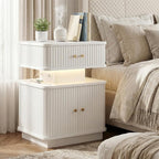 Night Stand Set 2, LED Nightstand, Bedroom Night Stand - Image 3